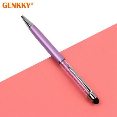 Multi color Crystal active stylus touch screen ball pen for small phone